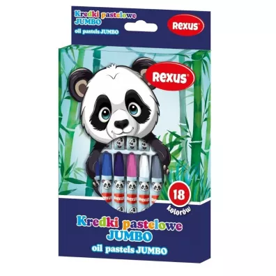 Beniamin Kredki pastelowe jumbo 18 kolor�w