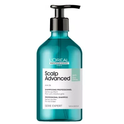 LOreal Professionnel Serie Expert Scalp Advanced Anti Oiliness Szampon do przet�uszczaj�cej sk�ry g�owy 500 ml