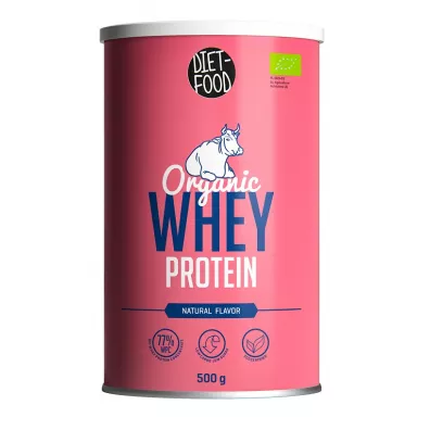 Diet-Food BIAKO SERWATKOWE NATURALNE (WPC 77) BIO 500 g Bio