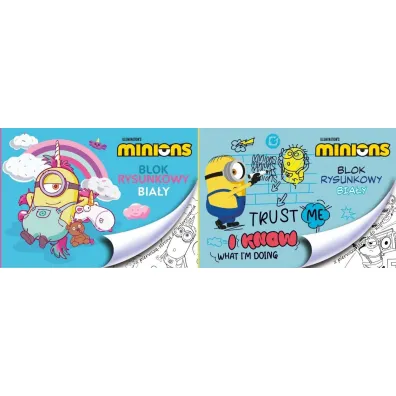 Beniamin Blok rysunkowy A4/20K Minionki mix