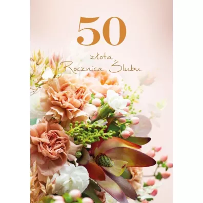 Trend Kartka okoliczno�ciowa Rocznica �lubu 50
