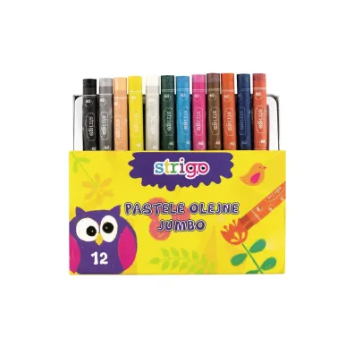 Strigo Pastele olejne Jumbo 12 szt.