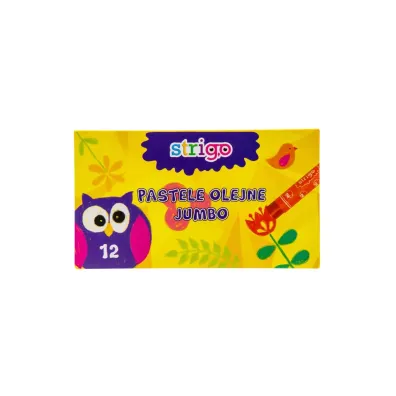 Strigo Pastele olejne Jumbo 12 szt.