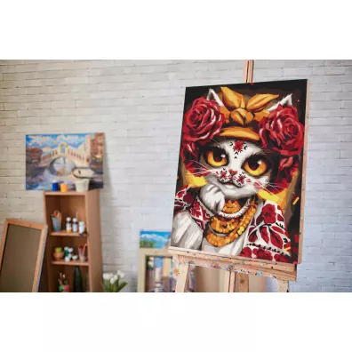 Twoje Hobby Malowanie po numerach - Kotka R�a 40x50cm