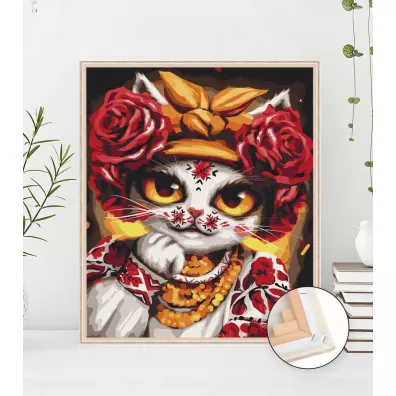 Twoje Hobby Malowanie po numerach - Kotka R�a 40x50cm