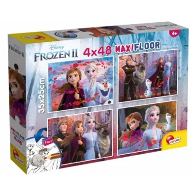 Puzzle 4x48 el. Kraina Lodu 2 Lisciani