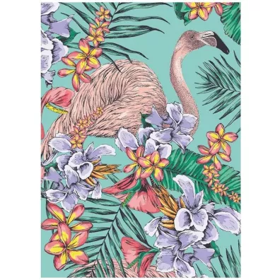 Museums & Galleries Karnet B6 z kopert� Flamingo