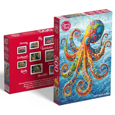 Puzzle 500 el. Splish Splash Octopus CherryPazzi