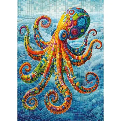 Puzzle 500 el. Splish Splash Octopus CherryPazzi