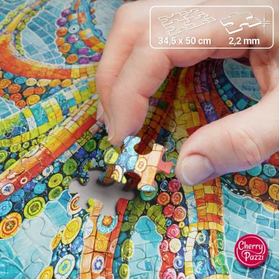 Puzzle 500 el. Splish Splash Octopus CherryPazzi