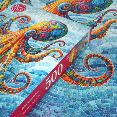 Puzzle 500 el. Splish Splash Octopus CherryPazzi