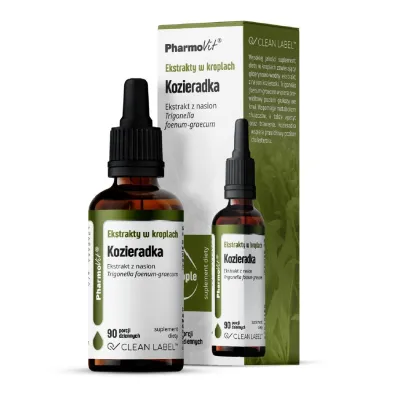 Pharmovit Kozieradka ekstrakt w kroplach Suplement diety 30 ml