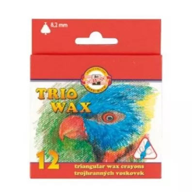 Koh-I-Noor Kredki Trio Wax Jumbo 12 kolor�w