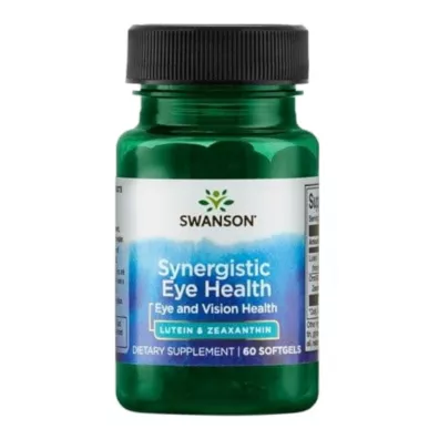 Swanson Luteina 20 mg & Zeaksantyna 2 mg Suplement diety 60 kaps.
