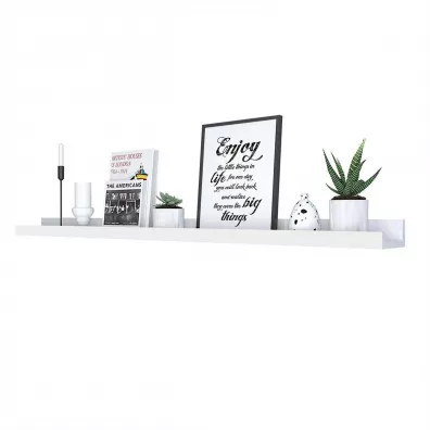 Songmics Pywajca pka cienna  biaa 110 cm