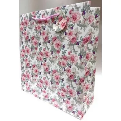 Fresh Torebka ozdobna matowa r�e 35x37x12cm