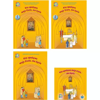 Katechizm. Kto spo�ywa moje Cia�o, ma �ycie.Podr�cznik do religii do 3 klasy szko�y podstawowej, cz�� 1-2 + domownik + CD - Aneta Fr�czak, Danuta Kwiatkowska, Jadwiga Mikiel, Rafa� Szewczyk