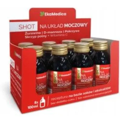 Ekamedica SHOT na uk�ad moczowy suplement diety 8 x 100 ml