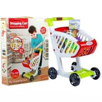 W�zek sklepowy + zakupy 25el LeanToys