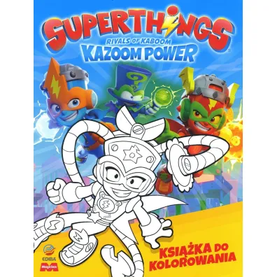 SuperThings Kazoom Power. Ksi��ka do kolorowania