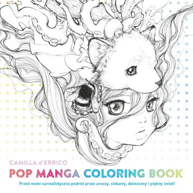 Pop manga coloring book - Camilla  D`Errico