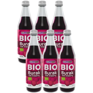 NaturaVena Sok z burak�w kiszonych Zestaw 6 x 250 ml Bio