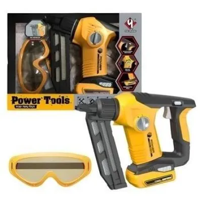 Pistolet do gwo�dzi takier dla dzieci z googlami Maksik