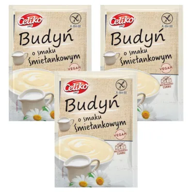 Celiko Budy� o smaku �mietankowym bezglutenowy Zestaw 3 x 40 g