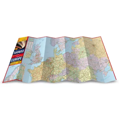 Europa laminowana mapa samochodowa 1:4 000 000