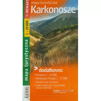 Karkonosze 1:25 000 Mapa turystyczna