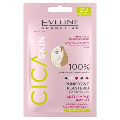 Eveline Cosmetics Cica Skin punktowe plasterki na pryszcze 20 szt.