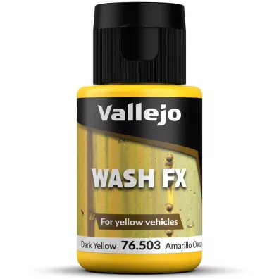 Vallejo: 76.503 - Wash FX - Dark Yellow 35ml