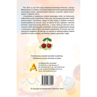 Wisienki na torcie XXX lat konkursu Kangur matematyczny