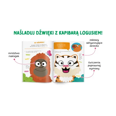 Na�laduj d�wi�ki. Kapitan Nauka. Zabawy logopedyczne. Logu� bawi si� s�owami