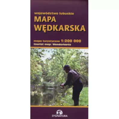 Wojew�dztwo Lubuskie Mapa w�dkarska 1:200 000