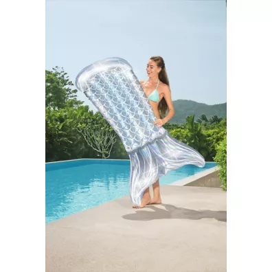 Materac opalizujcy syrenka 193x101 cm Bestway