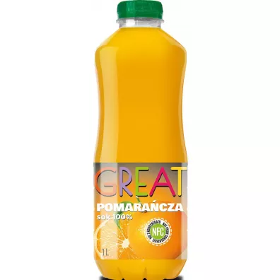 Great Sok pomara�czowy 100% NFC 1 l