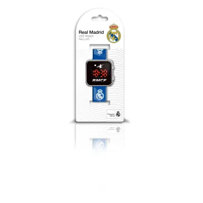 Zegarek LED z kalendarzem Real Madryt RM00017