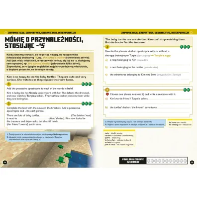 J�zyk angielski. Megazadania. Wiek 10+. Minecraft