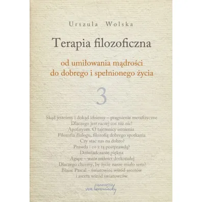 Terapia filozoficzna 3 - Urszula Wolska