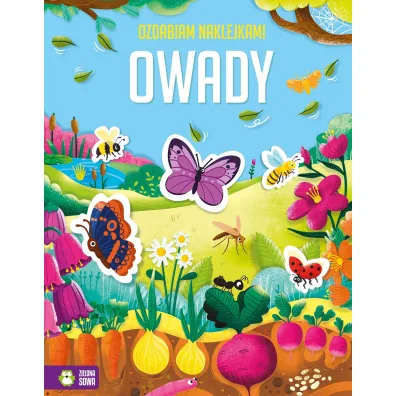 Ozdabiam naklejkami. Owady