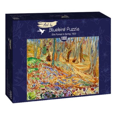 Puzzle 1000 el. Edvard Munch, Las na wiosne Bluebird Puzzle