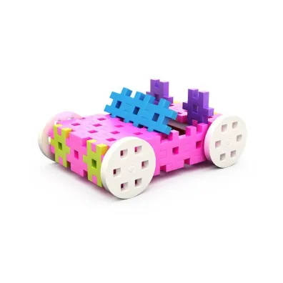 PUZZLE 1000 Klocki Meli Basic Constructor Pink Travel Box 1000 Element�w