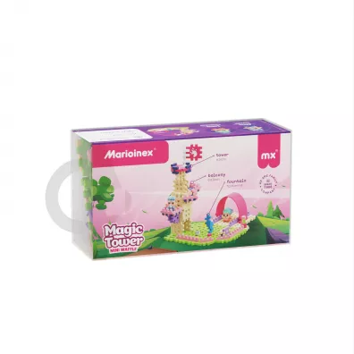 Mini Waffle Princess Klocki konstrukcyjne Mini Waffle 80 element�w Ksi�niczka Magiczna Wie�a MARIOINEX 905807
