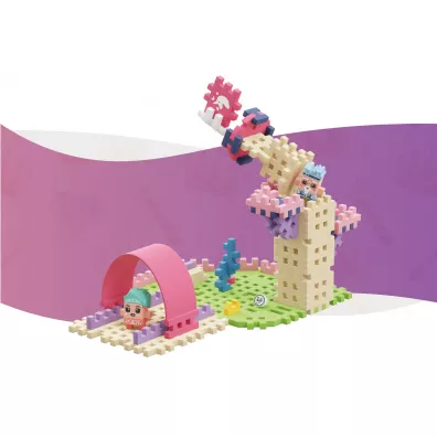 Mini Waffle Princess Klocki konstrukcyjne Mini Waffle 80 element�w Ksi�niczka Magiczna Wie�a MARIOINEX 905807