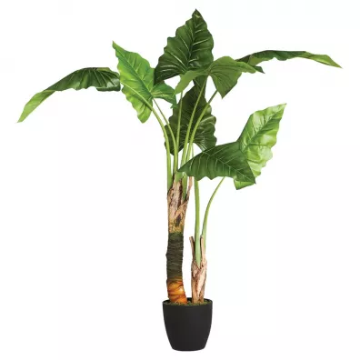 Atmosphera Sztuczny bananowiec w donicy 124 cm zielony