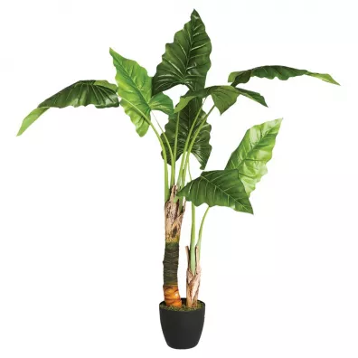 Atmosphera Sztuczny bananowiec w donicy 124 cm zielony