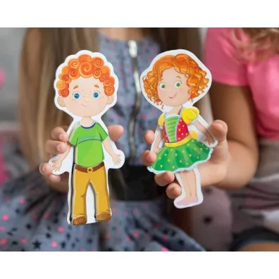 Puzzle Gra magnetyczna Snappy Dressers Ubieranka RK2110-02 Roter Kafer