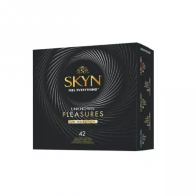 Unimil Skyn Feel Everything Unknown Pleasure Limited Edition nielateksowe prezerwatywy 42 szt.