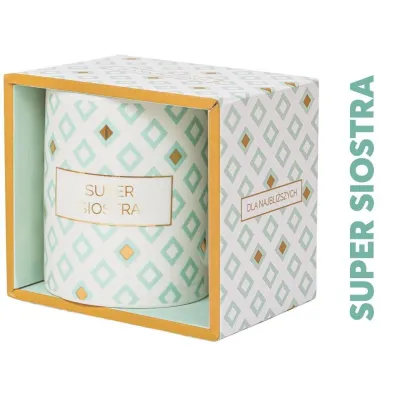 Be-Happy Gifts Kubek Super Siostra